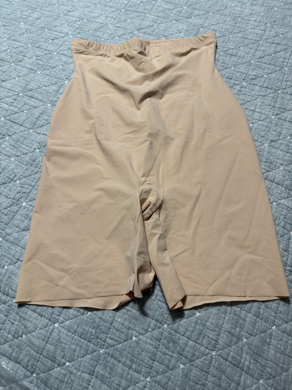 Maidenform Cool Comfort Tummy Control Shapewear Thigh Slimmer Shorts Sz Large